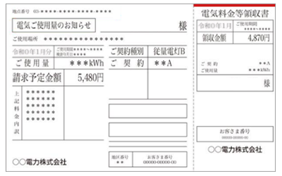 電気の検針票